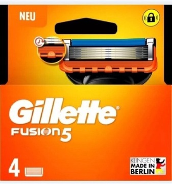 Gillette Fusion 5 4szt wkłady do maszynki