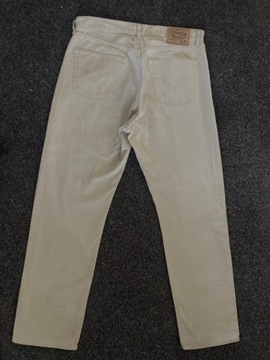Vintage Beżowe Spodnie Levi's 517