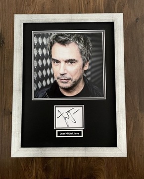 JEAN MICHEL JARRE - oryginalny autograf certyfikat