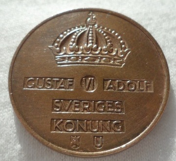 Szwecja Gustaw VI Adolf Bernadotte 5 ore öre 1969