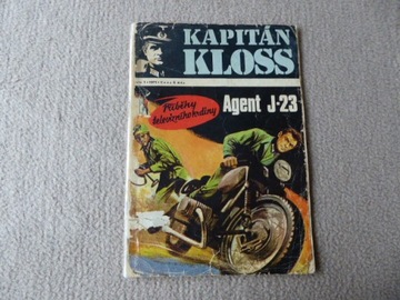 Kloss po czesku AGENT J-23 j.czeski 1971r. wyd.1