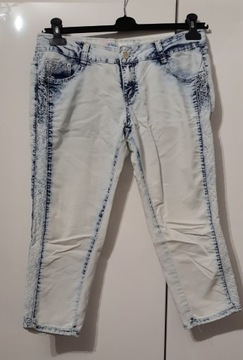 Spodnie jeans Miss Capri damskie rozmiar L