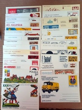 Kartki pocztowe okolicznościowe 1981 r. wyprzedaż
