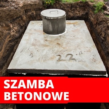 ZBIORNIK BETONOWY SZAMBO BETONOWE DESZCZÓWKI