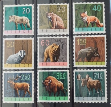 Fi 1486-94** Zwierzęta leśne  Rok 1965