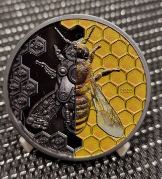 MECHANICAL BEE Mongolia 2000 Togrog 2020 3 oz