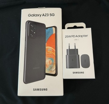 Samsung Galaxy A23 4GB/64GB 5G czarny + ładowarka