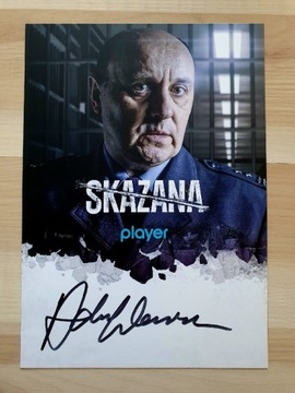 Zdjęcie z autografem A. Woronowicz serial Skazana