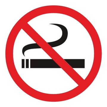 Naklejka Zakaz Palenia