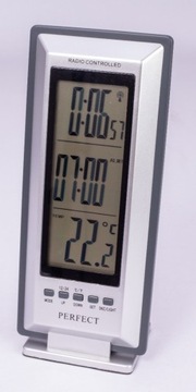BUDZIK LCD TERMOMETR 124D