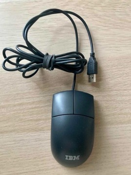 Myszka kulkowa IBM złącze USB 2-przyciski