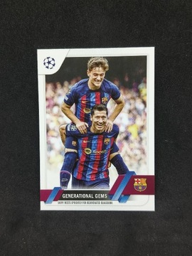 Karta Piłkarska Topps Robert Lewandowski Barca