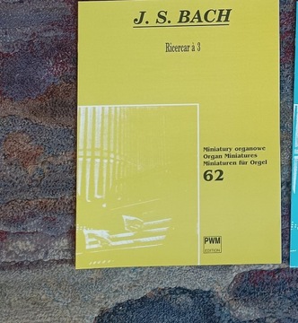 Jan Sebastian Bach Ricercar a 3 na organy