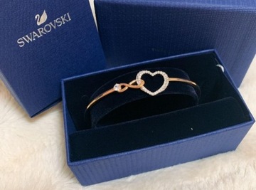 Swarovski Infinity Heart Bangle