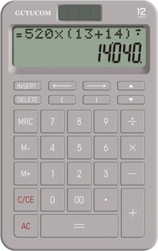 GUYUCOM Kalkulator biurkowy z ulepszoną funkcją nagrywania historii