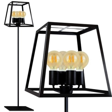 Lampa podłogowa industrialna loft edison