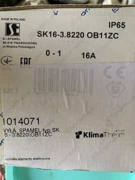 Łącznik krzywkowy SK16-3.8220 Spamel