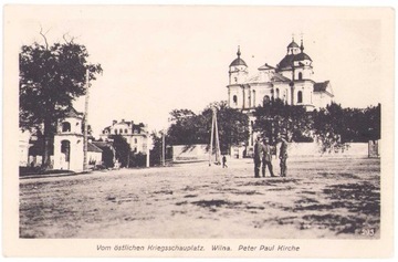 WILNO- Kościół Piotra i Pawła- ca. 1915 Feldpost