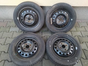 Felgi 14", 4x98 plus opony Fiat, Ford Ka