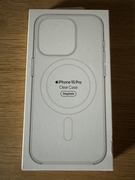iPhone 15 Pro etui Clear Case Oryginał
