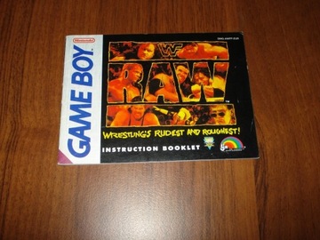 Instrukcja obsługi WF Raw Game Boy