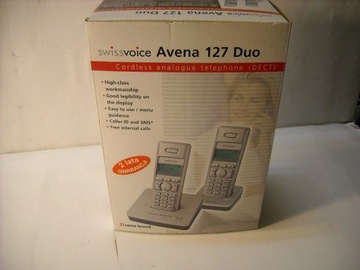 KOMPLET TELEFONÓW BEZPRZEWODOWYCH AVENA 127 DUO