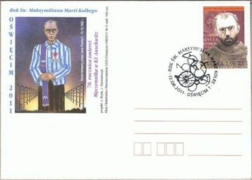 Fi 4387 FDC Św. Kolbe 12.08.11 Oświęcim / 2 szt