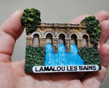 Magnes na lodówkę 3D Lamalou-les-Bains Francja