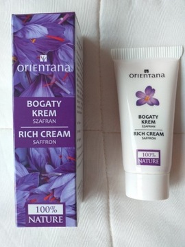 Orientana 100%naturalny krem do twarzy z szafranem