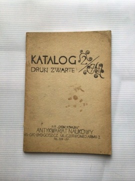KATALOG, DRUKI ZWARTE, 2/74