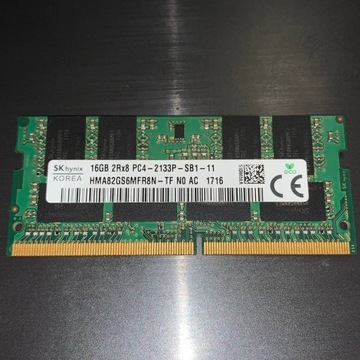 Pamięć RAM 16 GB (DDR4)