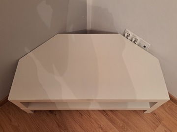Stolik narożny RTV IKEA LACK biały