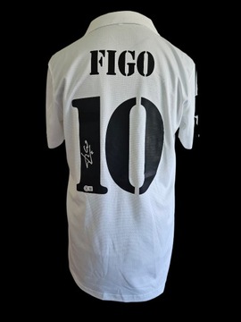 LUIS FIGO koszulka z autografem Certyfikat REAL MADRYT