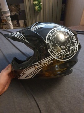 Kask motocyklowy crosowy JTS 