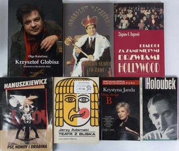 Zestaw 7 ks Teatr Biografie Aktorzy Janda Globisz