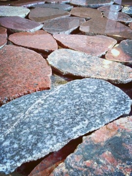 Cięty kamień polny; otoczak; naturalny; granit