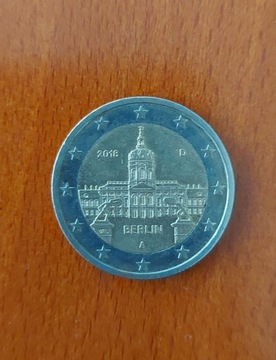 2 euro kolekcjonerska Niemcy Berlin 2018