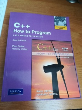 Książka C++ How to Program 7th edition