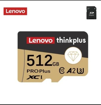 Karta LENOVO microSD 512 GB klasa 10 +GRATIS 