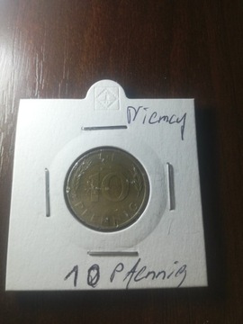 10 PFENNIG Niemcy 1980r F