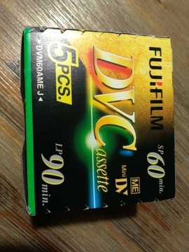 5x Kaseta Fuji Film DVC miniDV ME 60 DVM60AME J