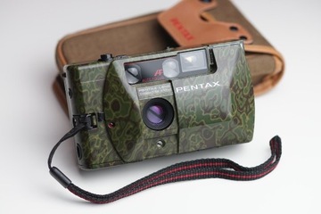 Pentax PC35AF Zielony / Camo - kompakt analogowy