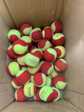 Używane piłki tenisowe Tennis 10 czerwone