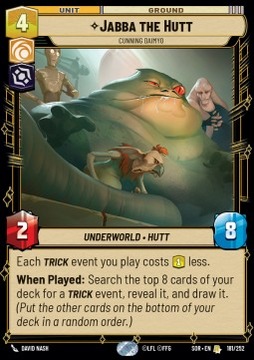 jabba the hutt  Star Wars Unlimited