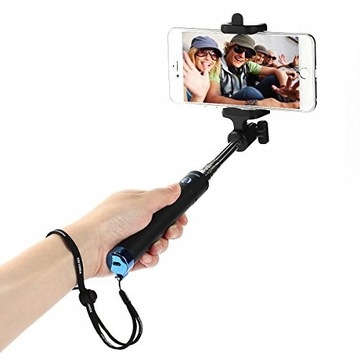 Selfie-stick POWERADD czarny Bluetooth