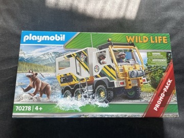 PLAYMOBIL Wild Life 70278 Pojazd na wyprawy badawcze nowe Auto Ciężarówka