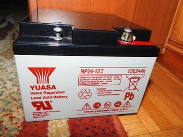 Akumulator AGM YUASA NP24-12i 12V/24Ah UPS