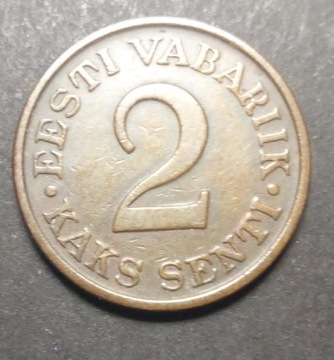 Estonia 2 sent 1934 r. 
