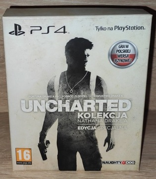 UNCHARTED KOLEKCJA EDYCJA SPECJALNA PS4 PL