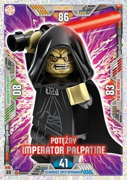 Karta LEGO STAR WARS Nr 69 S2 Imperator Palpatine